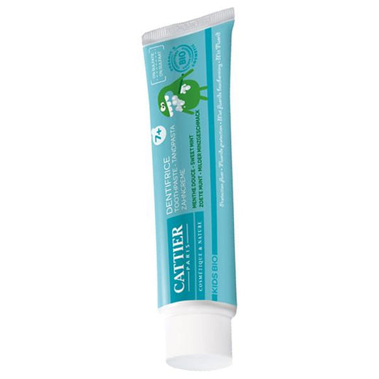 Dentifricio per bambini + 7 anni Cattier, 50 ml.
