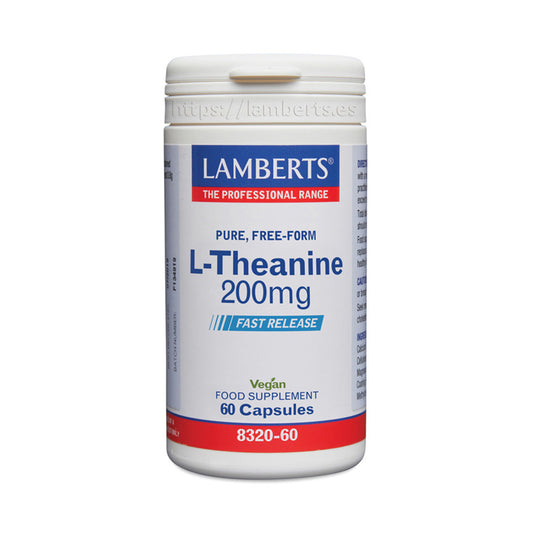 L-Teanina 200 mg, Lamberts, 60 capsule