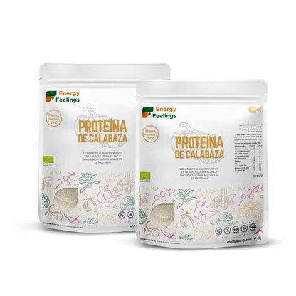 Pack of 2 Energy Feelings Organic Pumpkin Protein 1 kg