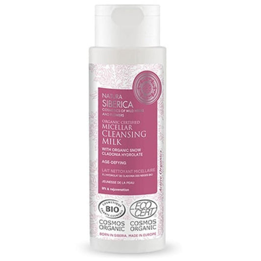 Gecertificeerde biologische micellaire reinigingsmelk tegen veroudering Natura Siberica 150 ml