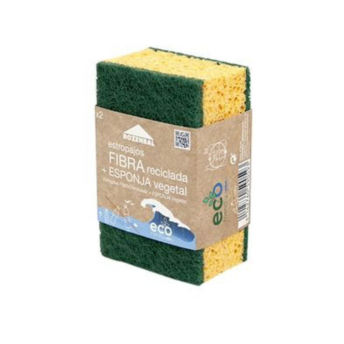 2 spugne vegetali Eco Friendly ROZENBAL