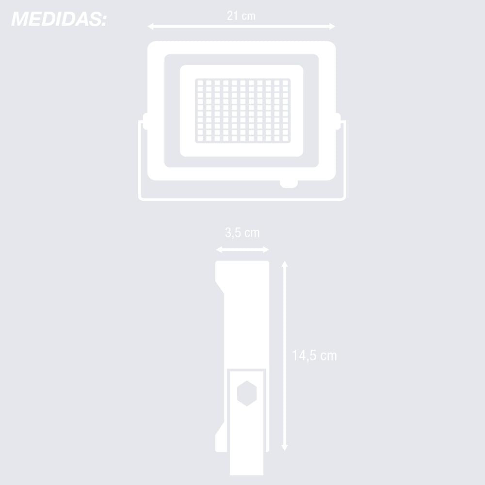 Fast LED-strålkastare 10W
