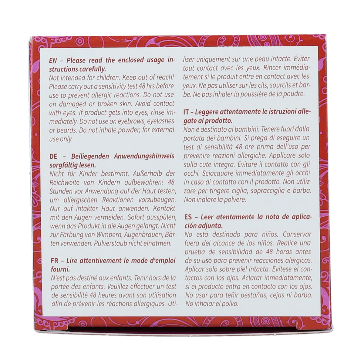 Henné naturel Amla et Jatropha, Khadi, 100 g