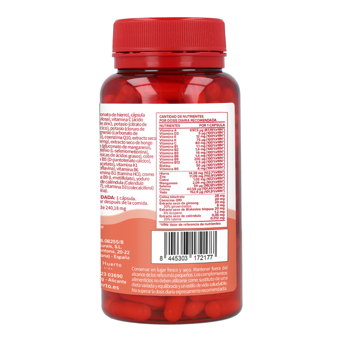 Complesso multivitaminico Planet Orchard 60 Cap.