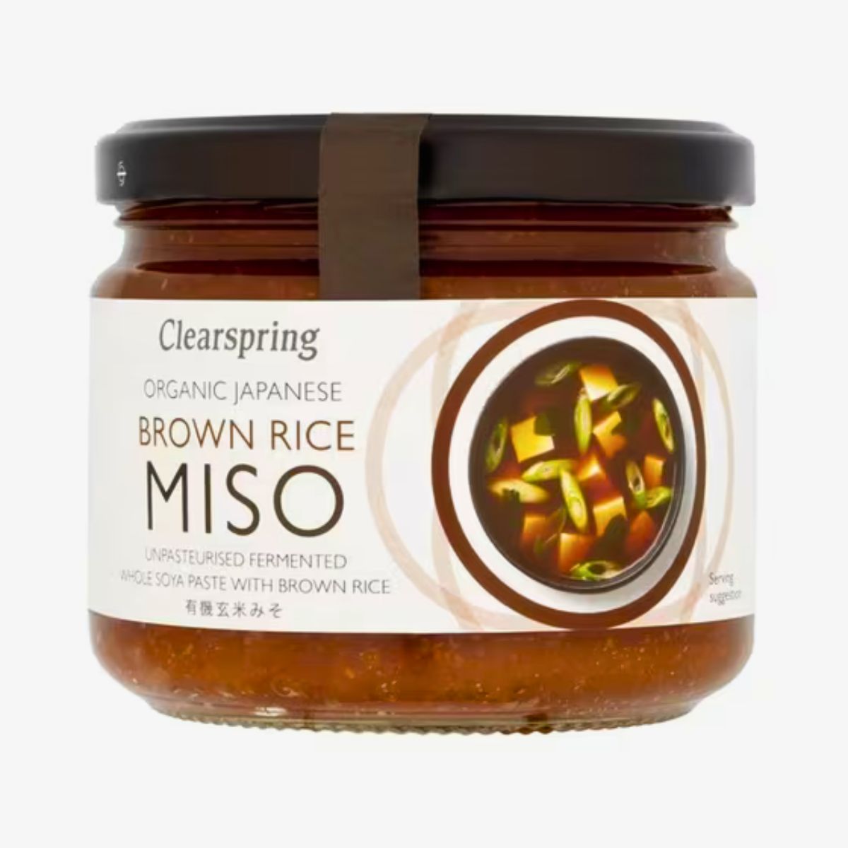 Miso z niepasteryzowanego brązowego ryżu Bio Clearspring 300 g