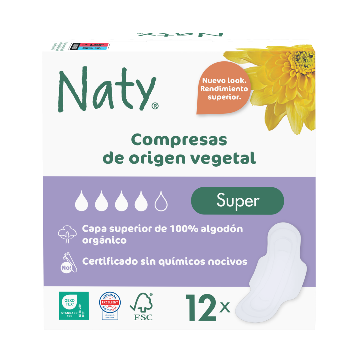 Superkompresser, Naty, 12 st