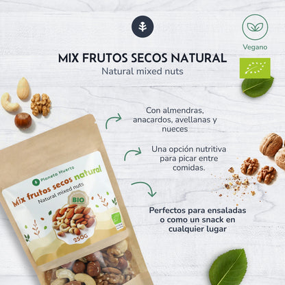 Natural nut mix ECO Planeta Huerto 250 g