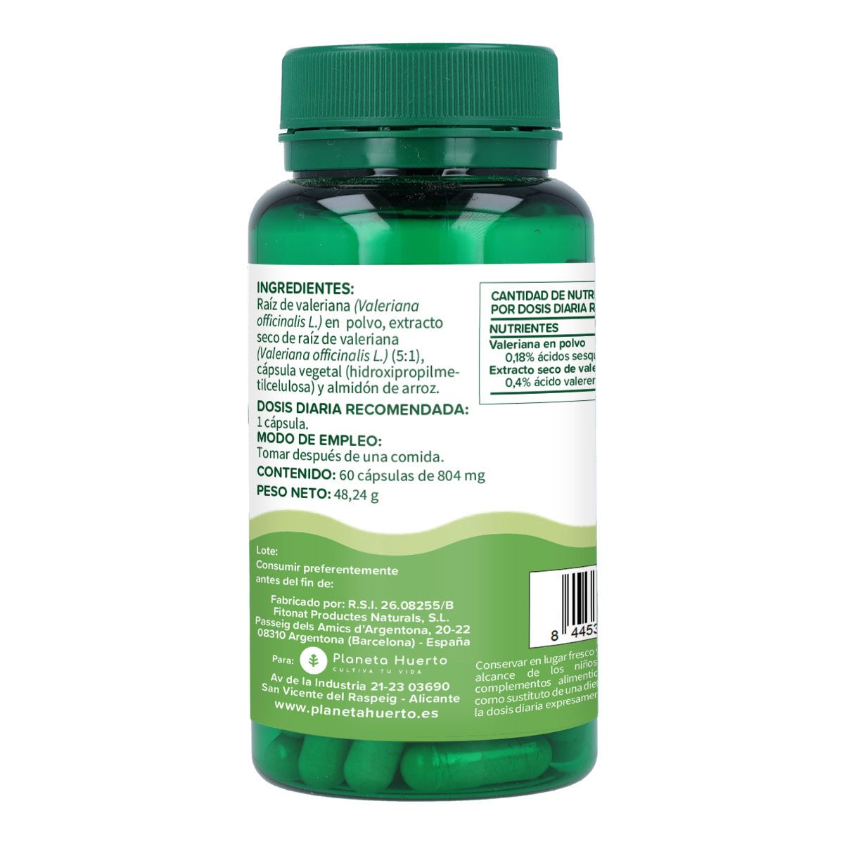 Valeriana Planet Orchard 60 caps