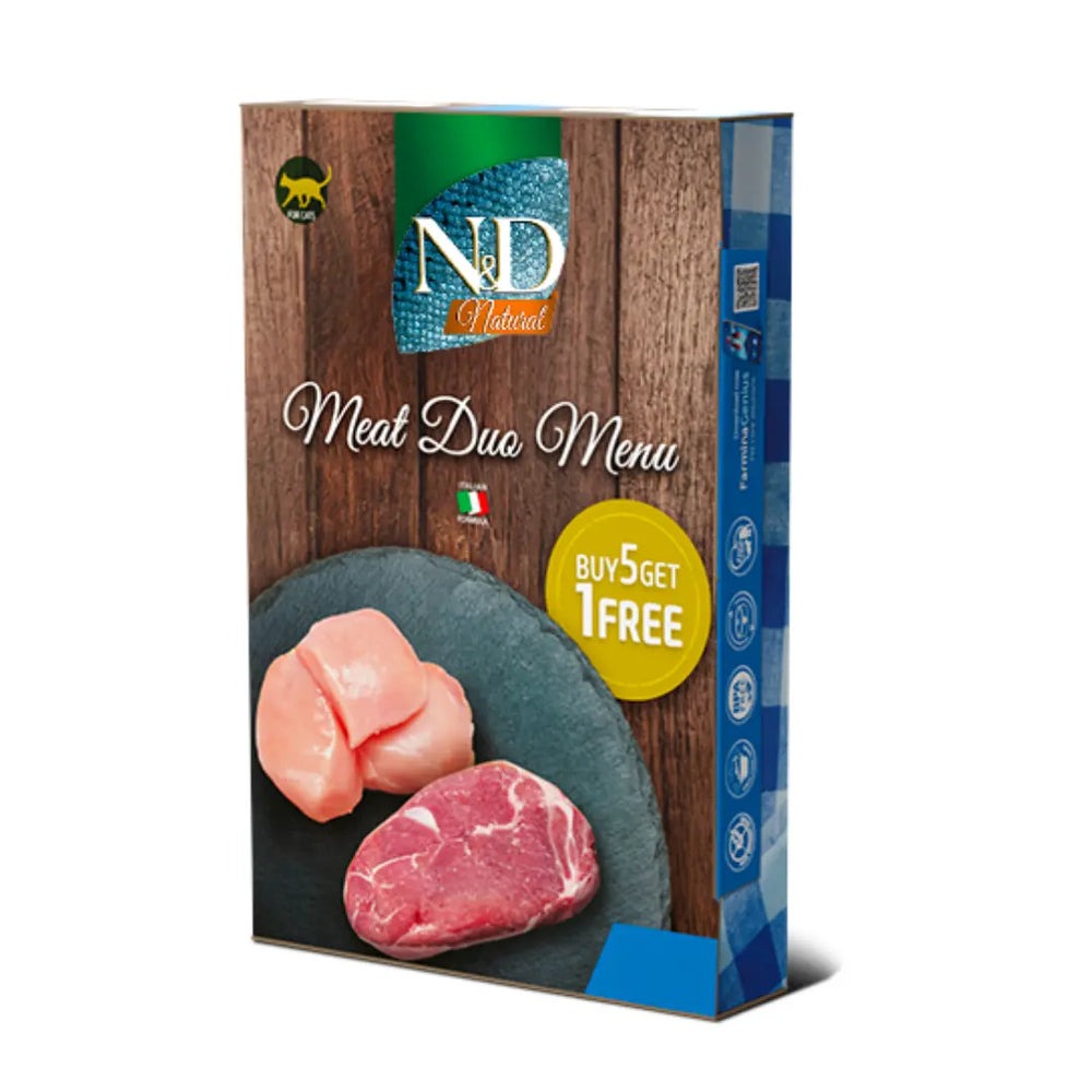 ND cat Natural Meat Duo Farmina 6 x 70 g Farmina Våtfoder för katter