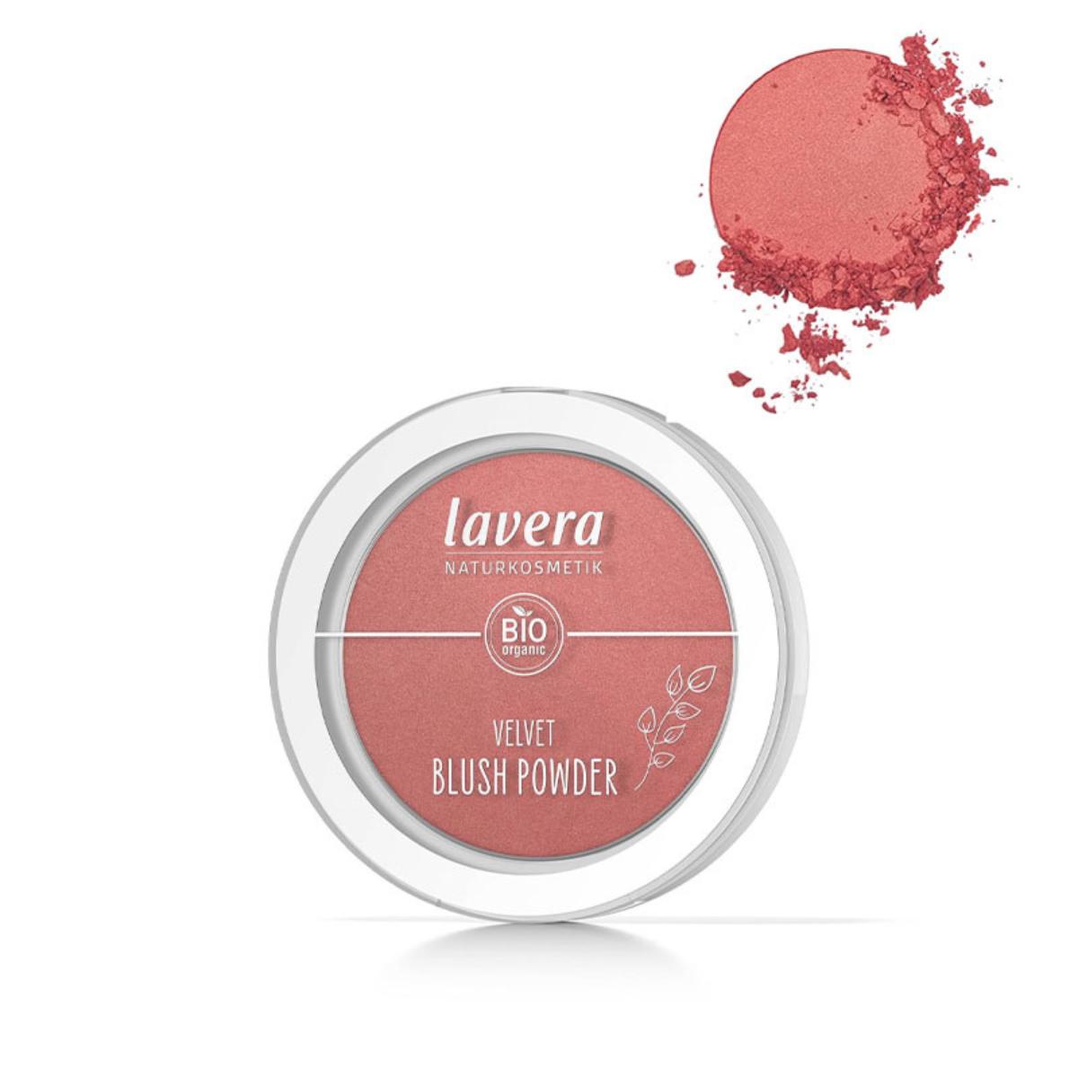 Róż do policzków w pudrze velvet - 02 Pink orchid, Lavera 5 g
