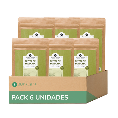 6xPack Matcha Theepoeder ECO Planet Orchard 70 g