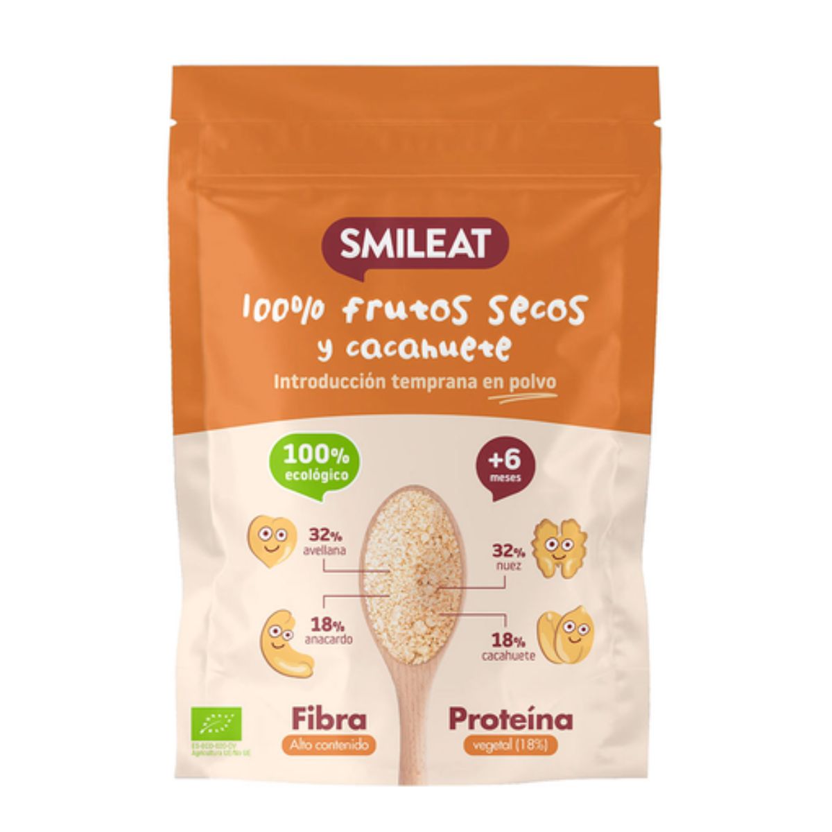 Organic Smileat Mixed Nuts and Peanut Powder 200 g