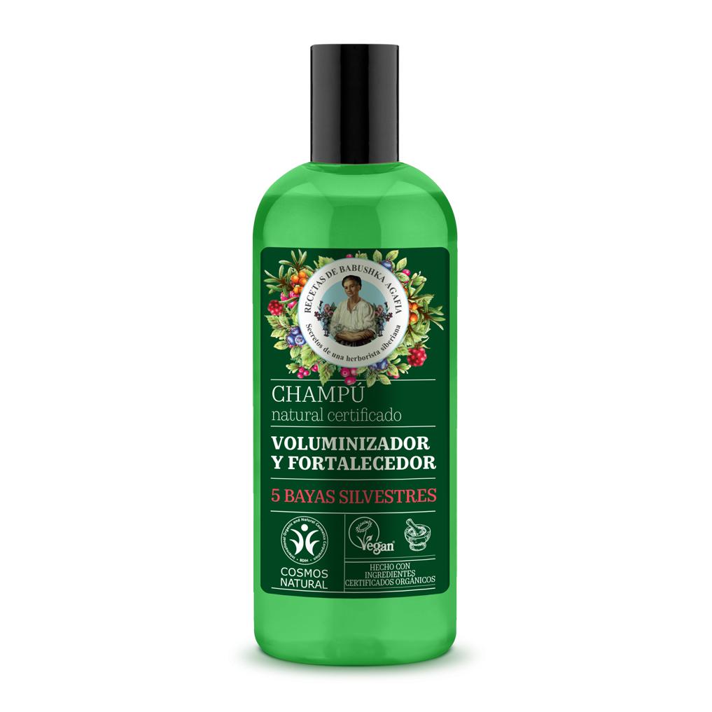 Shampooing naturel certifié volumateur et fortifiant Agafia Natura Siberica 260 ml