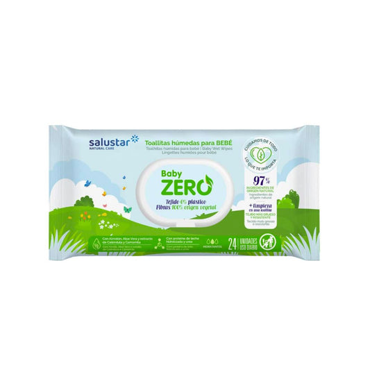 Biologisch afbreekbare babydoekjes BabyZero Salustar 24 stuks