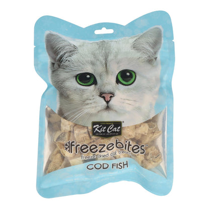 Kit Cat FreezeBites - Torsk 15 g Naturligt frystorkat snacks för katter