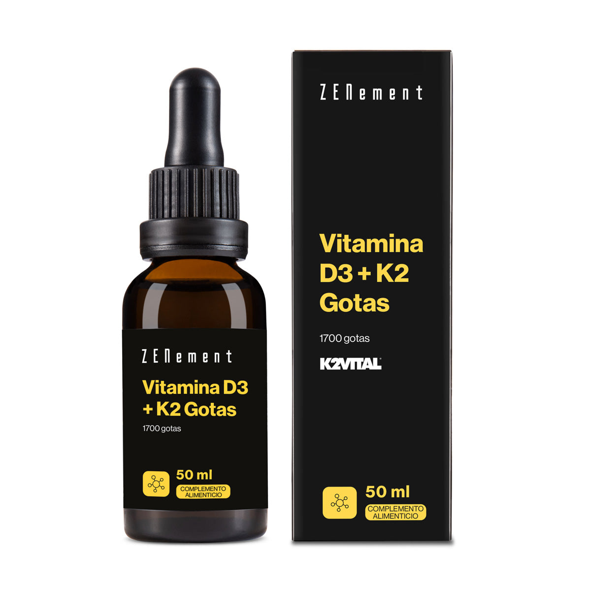 Vitamine D3 + K2 druppels K2Vital Zenement 50 ml