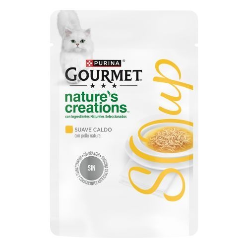 GOURMET Nature's Creations Suppe mit natürlichem Huhn und Gemüsebeilage 40 g
