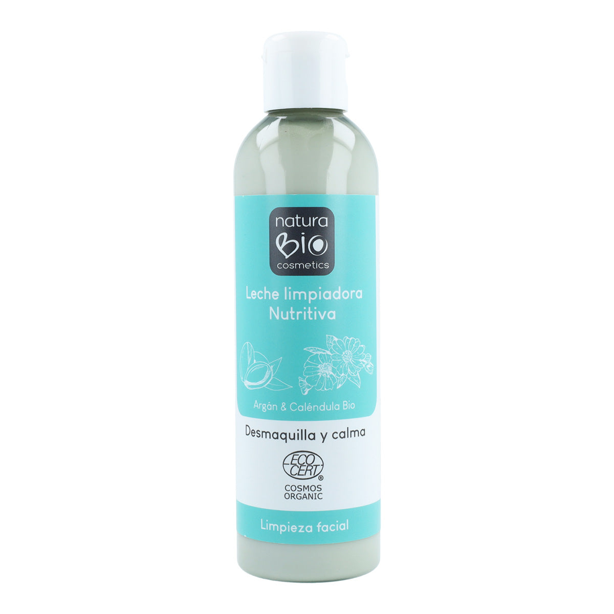 Odżywcze mleczko oczyszczające z arganem i nagietkiem Bio 200 ml NaturaBIO