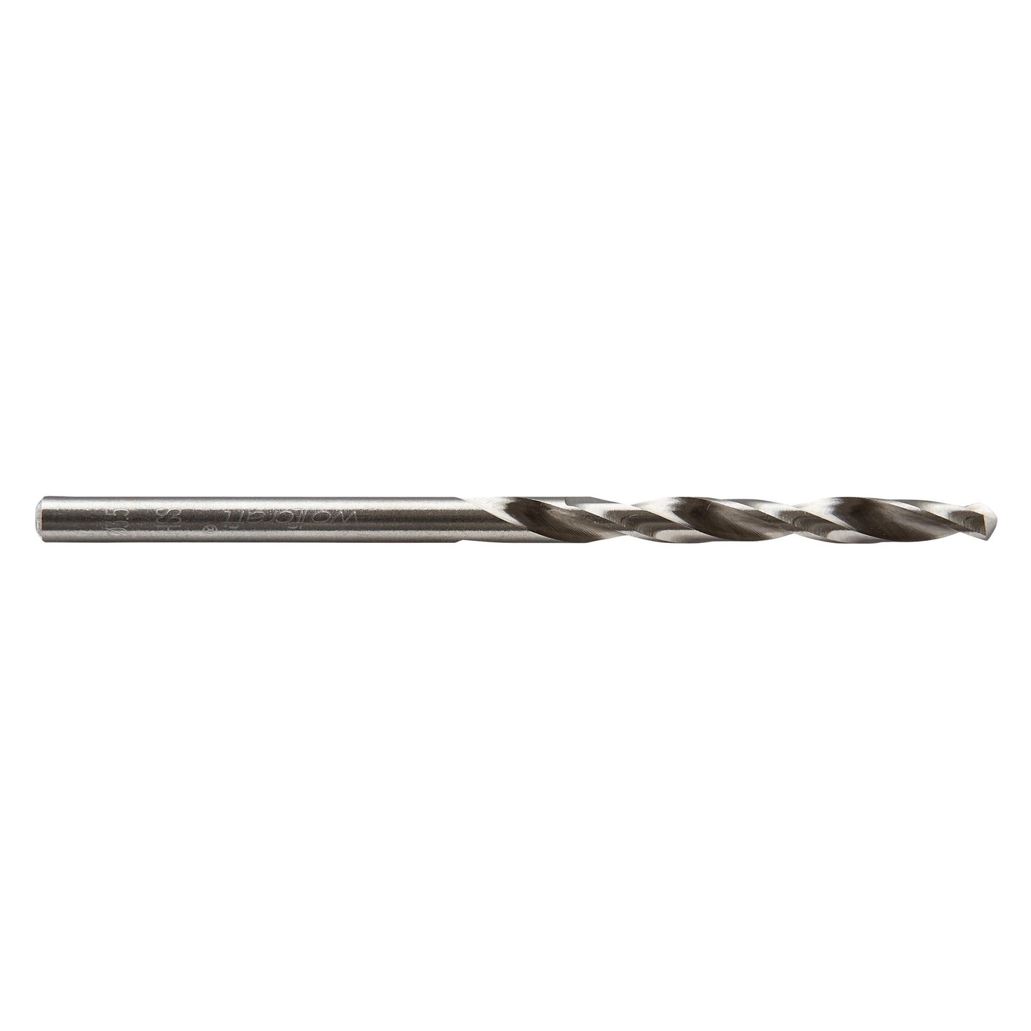 Wolfcraft HSS spiral drill bits with round shank for metal, Ø 3.1 mm