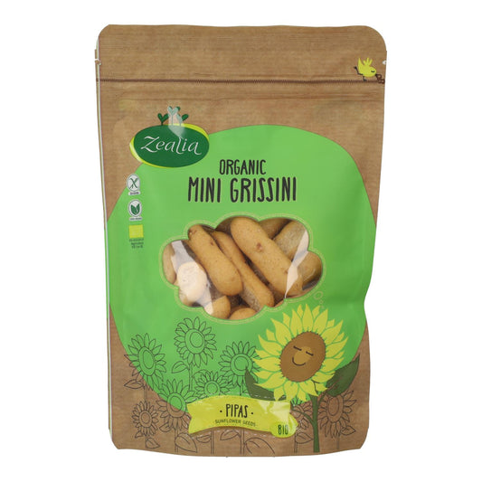 Mini Grissini Colines con Pipas BIO Sin Gluten Zealia 75 gr