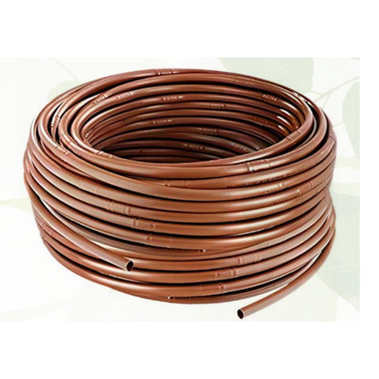 Brown pipe with integrated drippers 16 mm Aqua Control 100 m