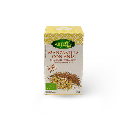 Artemis Chamomile with Aniseed, 20 tea bags.