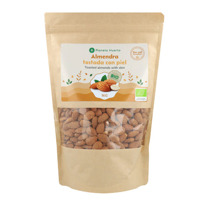 Gebrannte Mandeln mit Haut ECO Planeta Huerto 1 kg