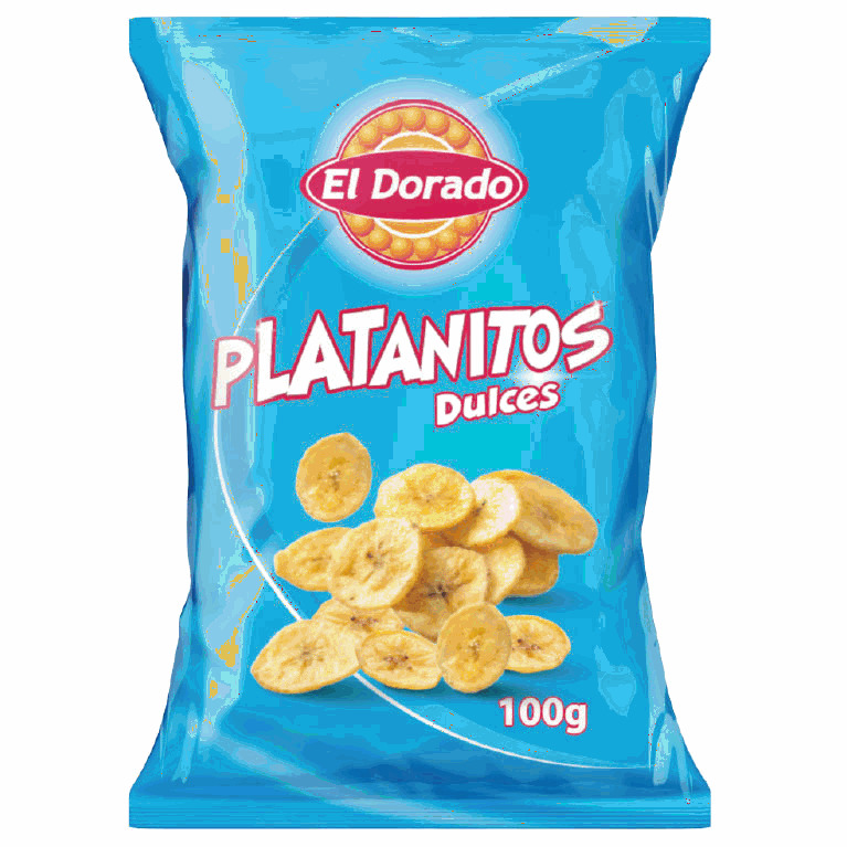 Dulce El Dorado bananchips 100 g