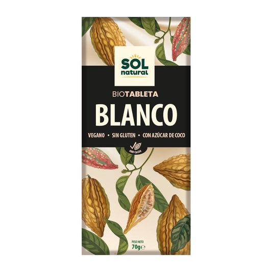Bio-Weiße Schokolade 70 g Sol Natural