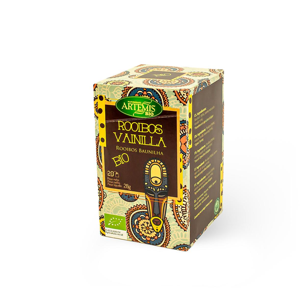 Rooibos-Tee Vanille zum Aufgießen Artemis Bio 20 Beutel