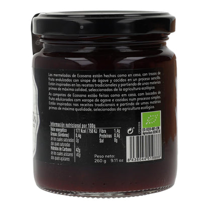 Ecosana Organic Sugar-Free Blackberry Extra Jam 260 g