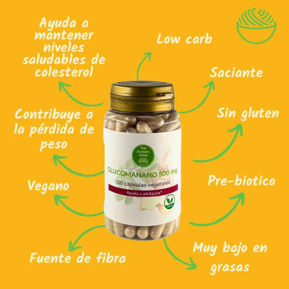 Gélules Glucomannane minceur The Konjac Shop 78 g