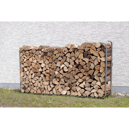 Regulowany stojak do przechowywania drewna opałowego