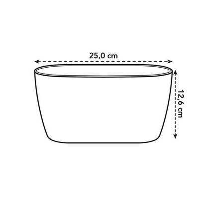 Brussels orchid duo Elho translucent double orchid pot