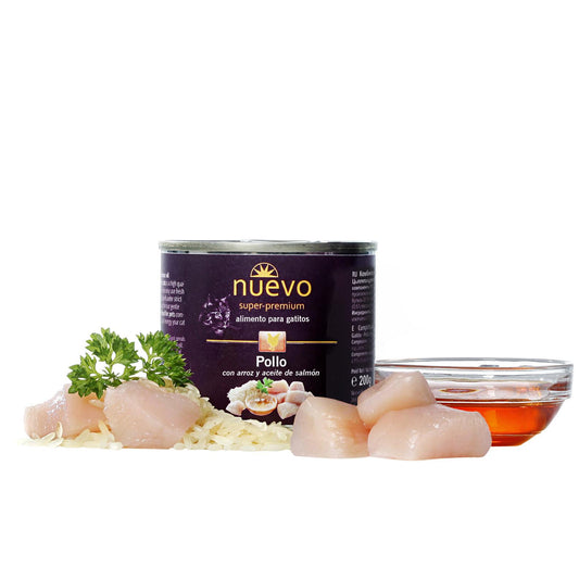 Nouveau Boîte Gato junior Poulet et Riz 200 g