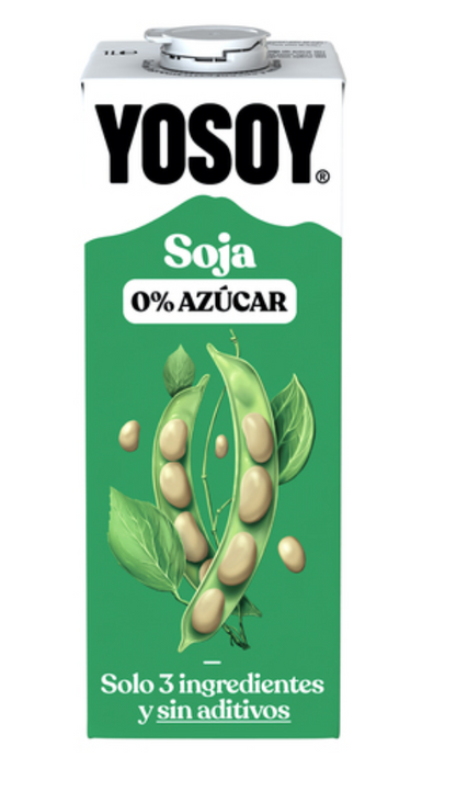 Zuckerfreies Sojagetränk YOSOY 1 l