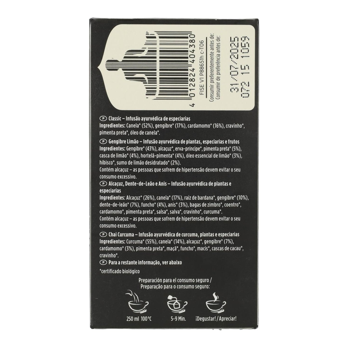 Yogi Tea BIO Ayurvedische selectie 18 verschillende theezakjes