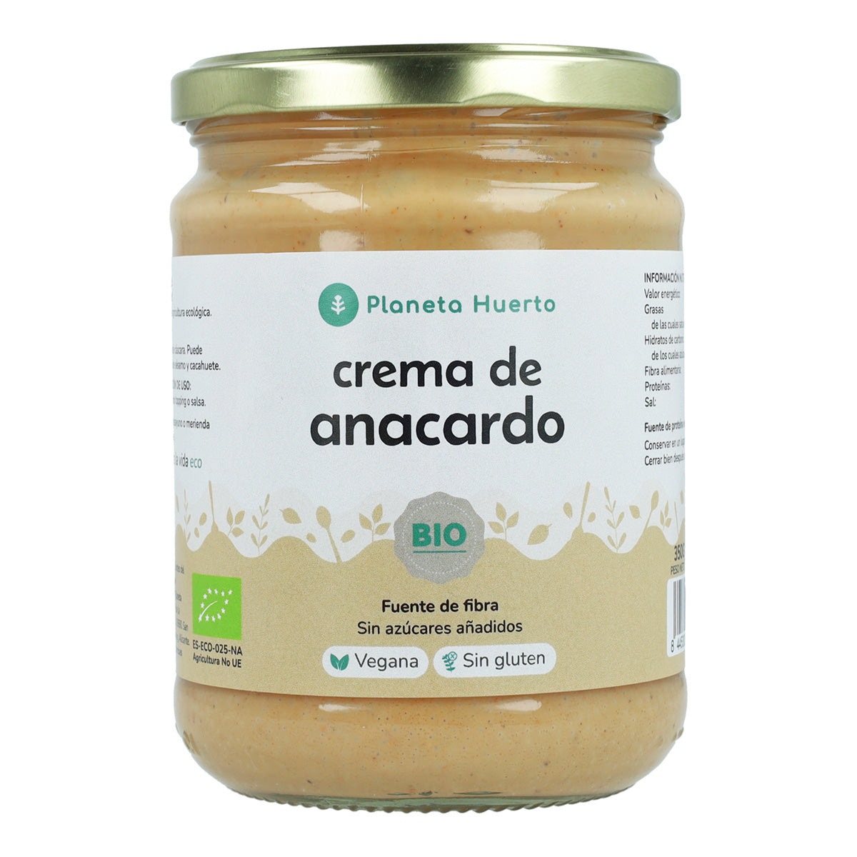 Cashew-Creme ECO Planeta Huerto 350 g