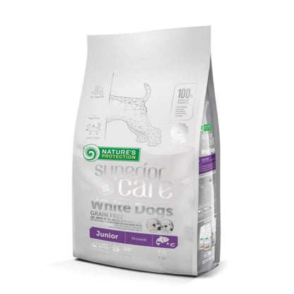 Nature's Protection White Dog Croquettes sans céréales Saumon chiots 1,5 kg