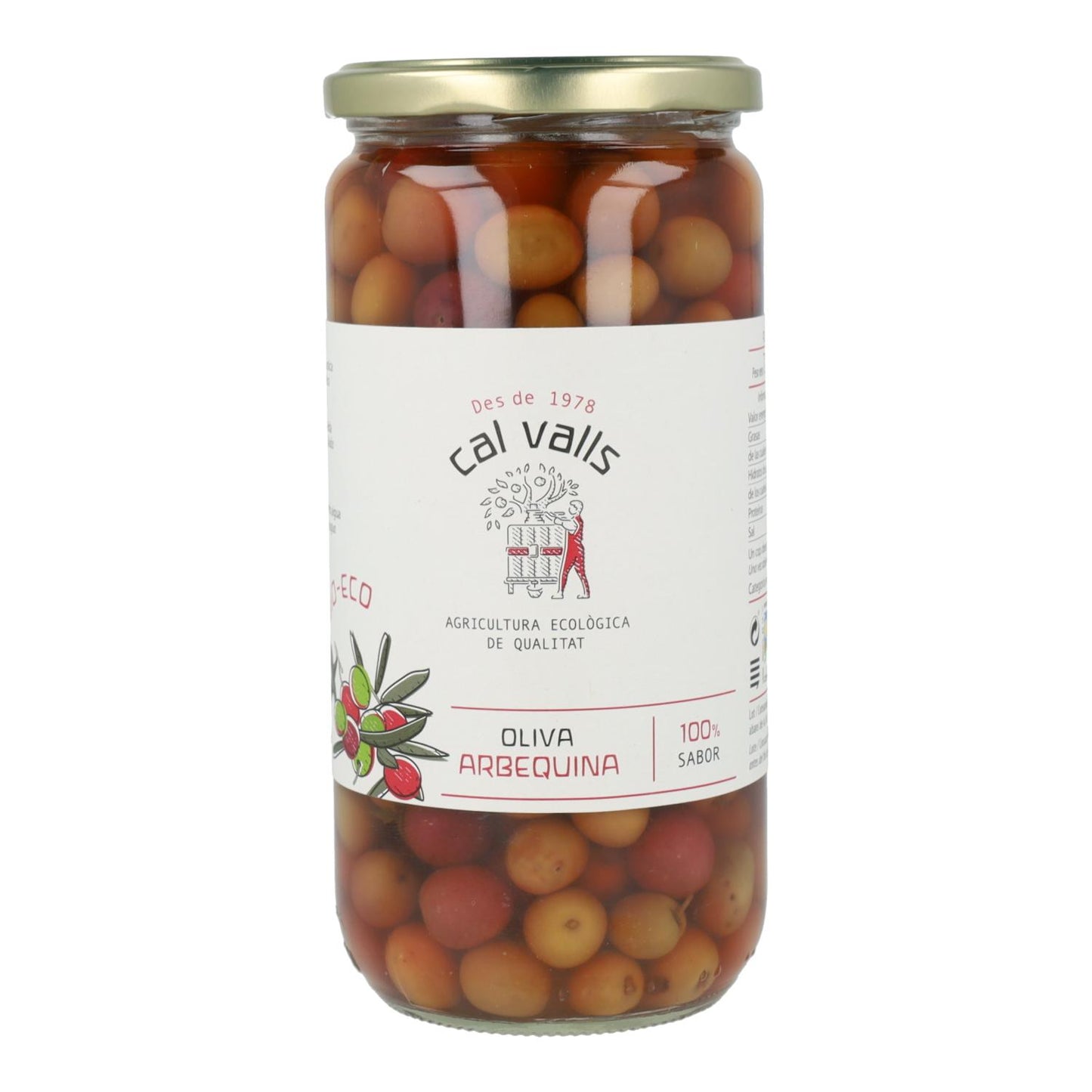 ÖKO-Arbequina-Oliven Cal Valls 720 g