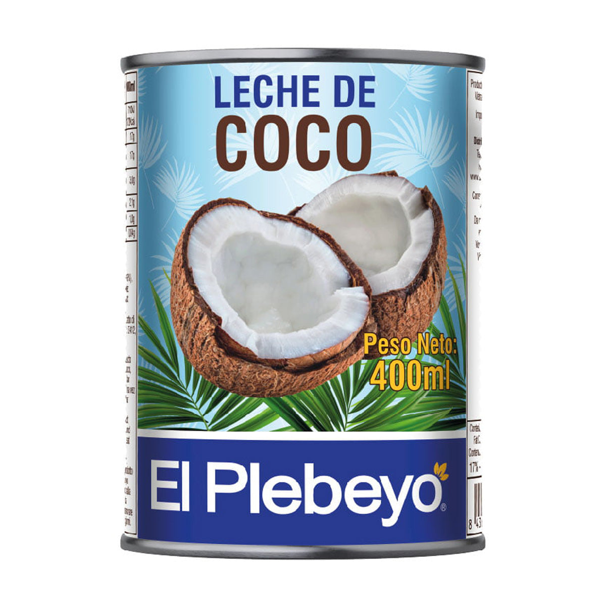 Mleko kokosowe El Plebeyo 425 ml