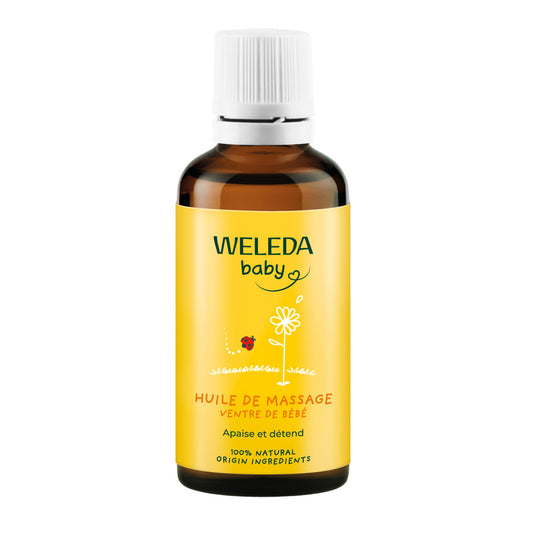 Huile pour le ventre de bébé Weleda, 50 ml