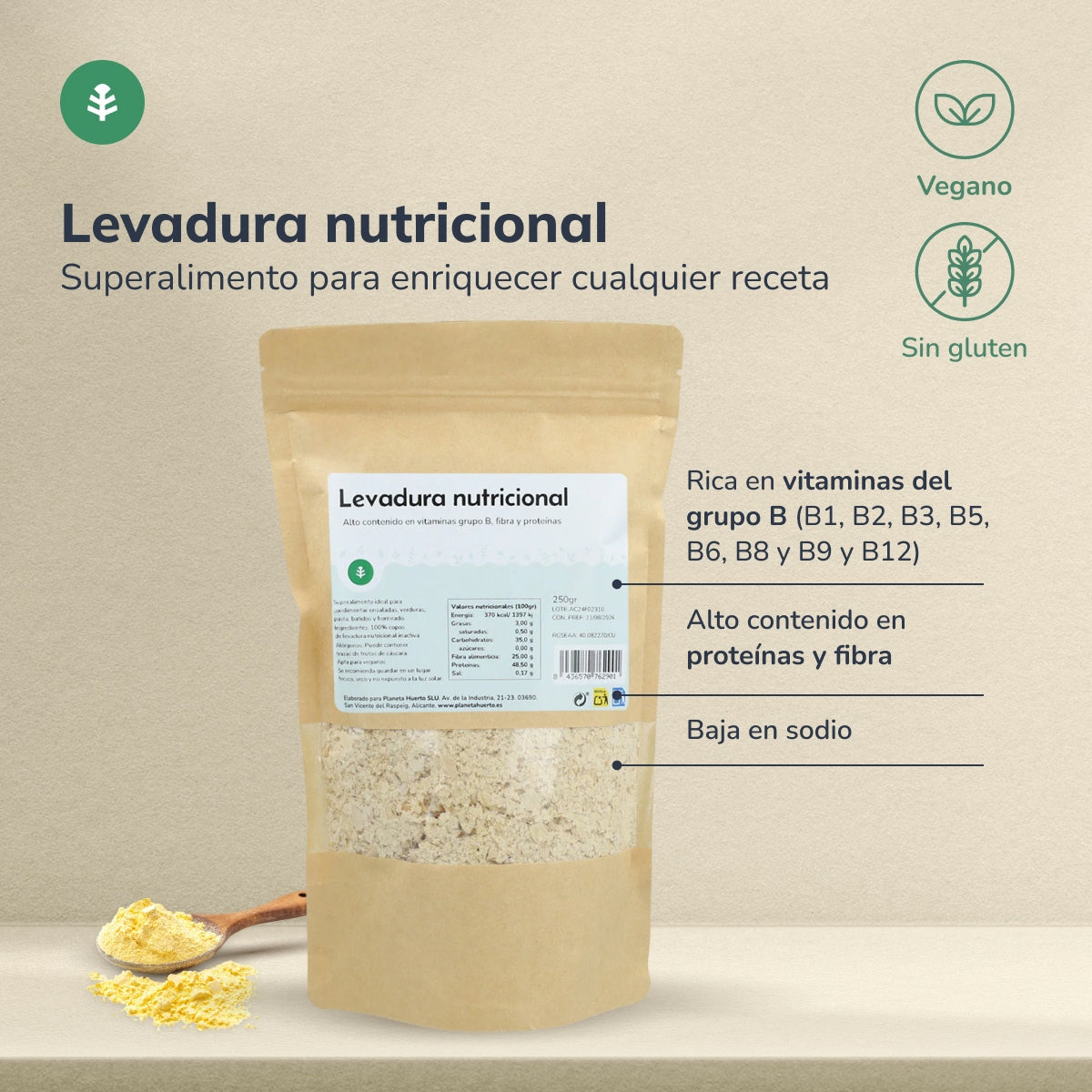 Nutritional yeast Planeta Huerto