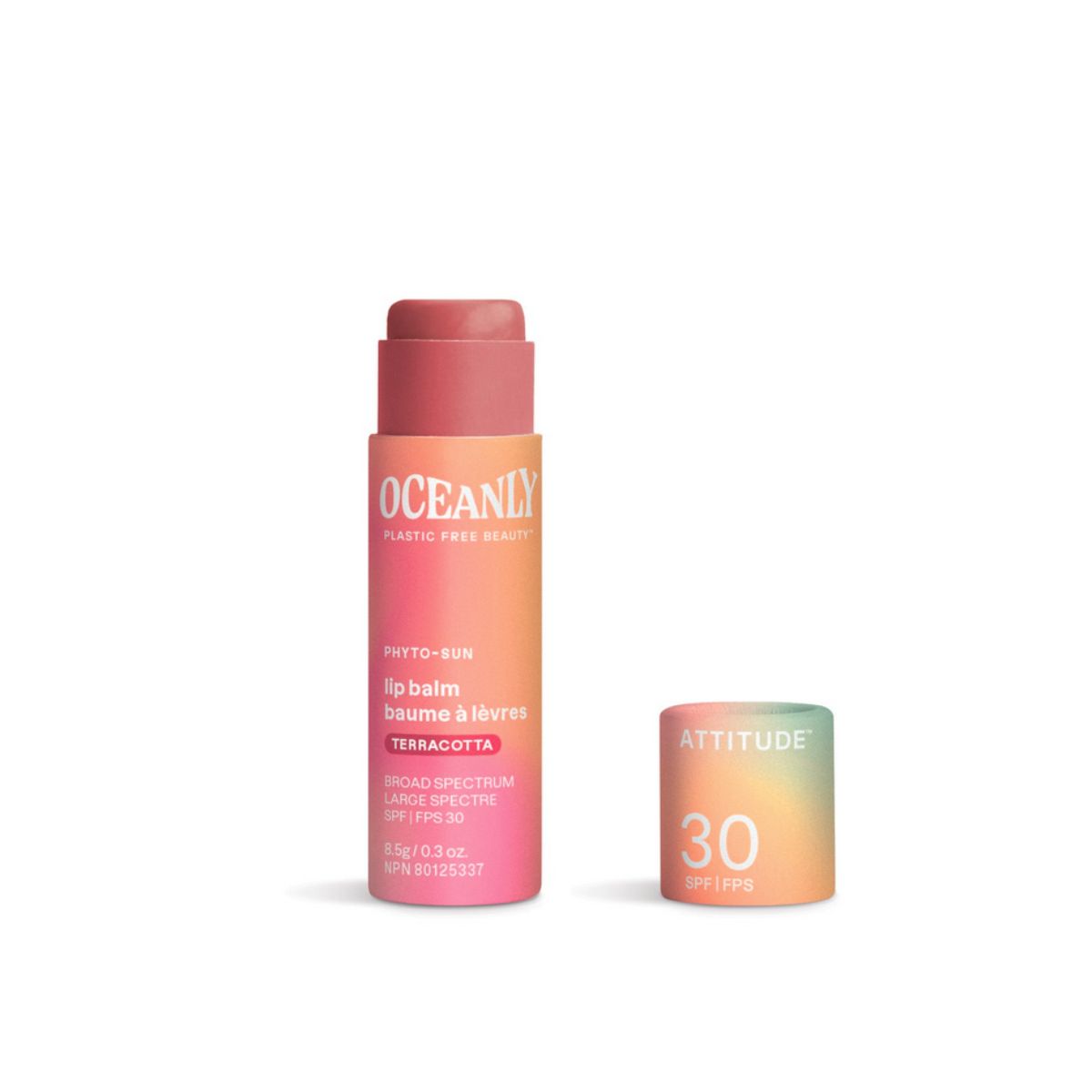 Oceanly - PHYTO-SUN Tinted Lip Balm SPF 30 - Terracotta, Attitude, 8.5 g