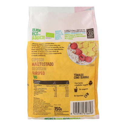 Pakket 2x Maxi Pack Biologische Geroosterde Maïsvlokken Ecocesta 750 g