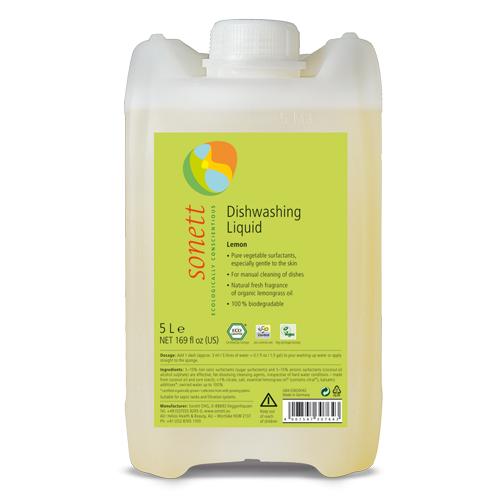Liquide vaisselle à la main citron Sonett 5 L