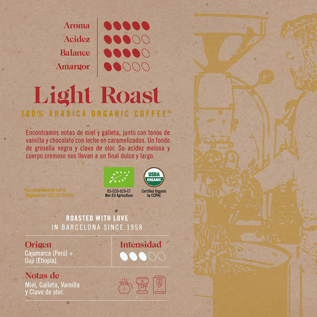 Kaffeebohnen Atelier Light Roast Novell 500 g