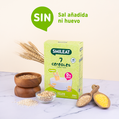 PROMO 3x Bouillie 7 céréales Eco Smileat 200 g