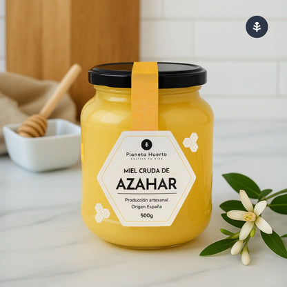 Surowy miód z kwiatów pomarańczy Planeta Huerto 1 kg