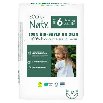 Pieluchy nr 6 Naty 16+ kg, 17 szt.